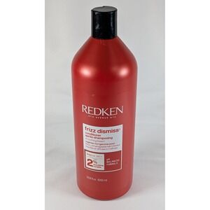 Redken Frizz Dismiss Conditioner 33.8oz 1000ml Smoothing Babassu Oil New Sealed